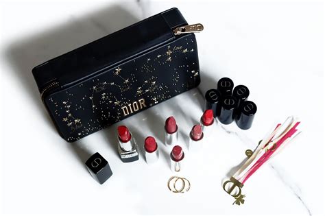 coffret rouge a levres dior|dior rouge soin.